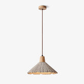 Concrete Pleated Pendant Lamp