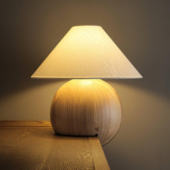 Corner Log Table Lamp