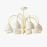 Creamy Glass Chandelier