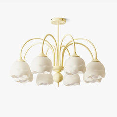 Creamy Glass Chandelier