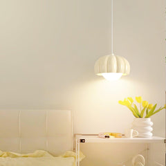 Creamy Pumpkin Pendant Light