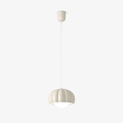 Creamy Pumpkin Pendant Light