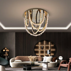 Crystal Corde Ceiling Light