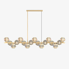 Crystal Glass Ball Chandelier