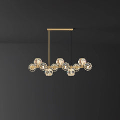 Crystal Glass Ball Chandelier