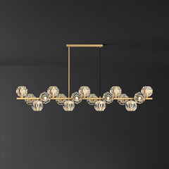 Crystal Glass Ball Chandelier