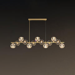 Crystal Glass Ball Chandelier