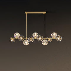 Crystal Glass Ball Chandelier