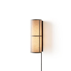 Cylinder Fabric Plug-in Wall Lamp