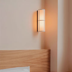 Cylinder Fabric Plug-in Wall Lamp