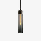 Cylindrical Glass Pendant Light