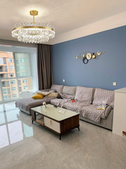 Drum Glass Chandelier