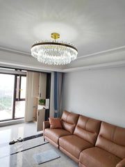 Drum Glass Chandelier