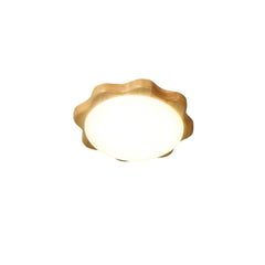 Drum Wood Ceiling Lamp