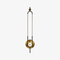 Ellipse Ring Marble Wall Light