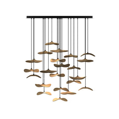 Empty Leaf Chandelier