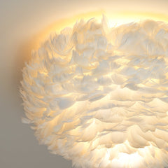 Feathered Ceiling Lamp