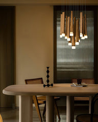 Firewood Stick Chandelier