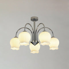 Floral Glass Chandelier