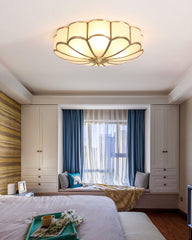 Scalloped Flush Ceiling Light