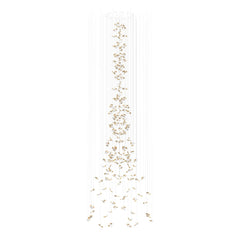 Frosted Petals Frozen Chandelier