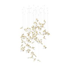 Frosted Petals Frozen Chandelier