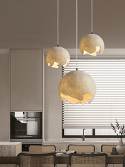 Geometric Resin Pendant Light