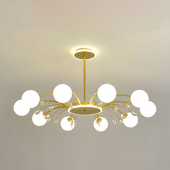 Glamorous Glass Raindrop Chandeliers