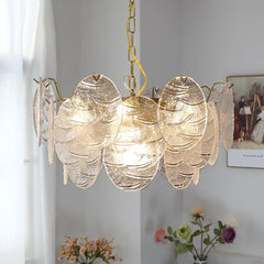 Glass Disc Chandelier