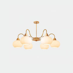 Glass Persimmon Chandelier