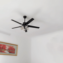 Black Vintage Ceiling Fan