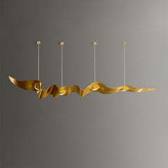 Gold Ribbon Chandelier