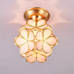Golden Bloom Ceiling Light