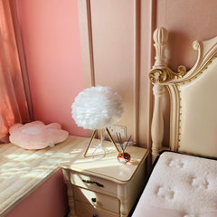 Goose Feather Table Lamp