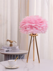 Goose Feather Table Lamp