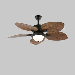 Banana Leaves Ceiling Fan Light