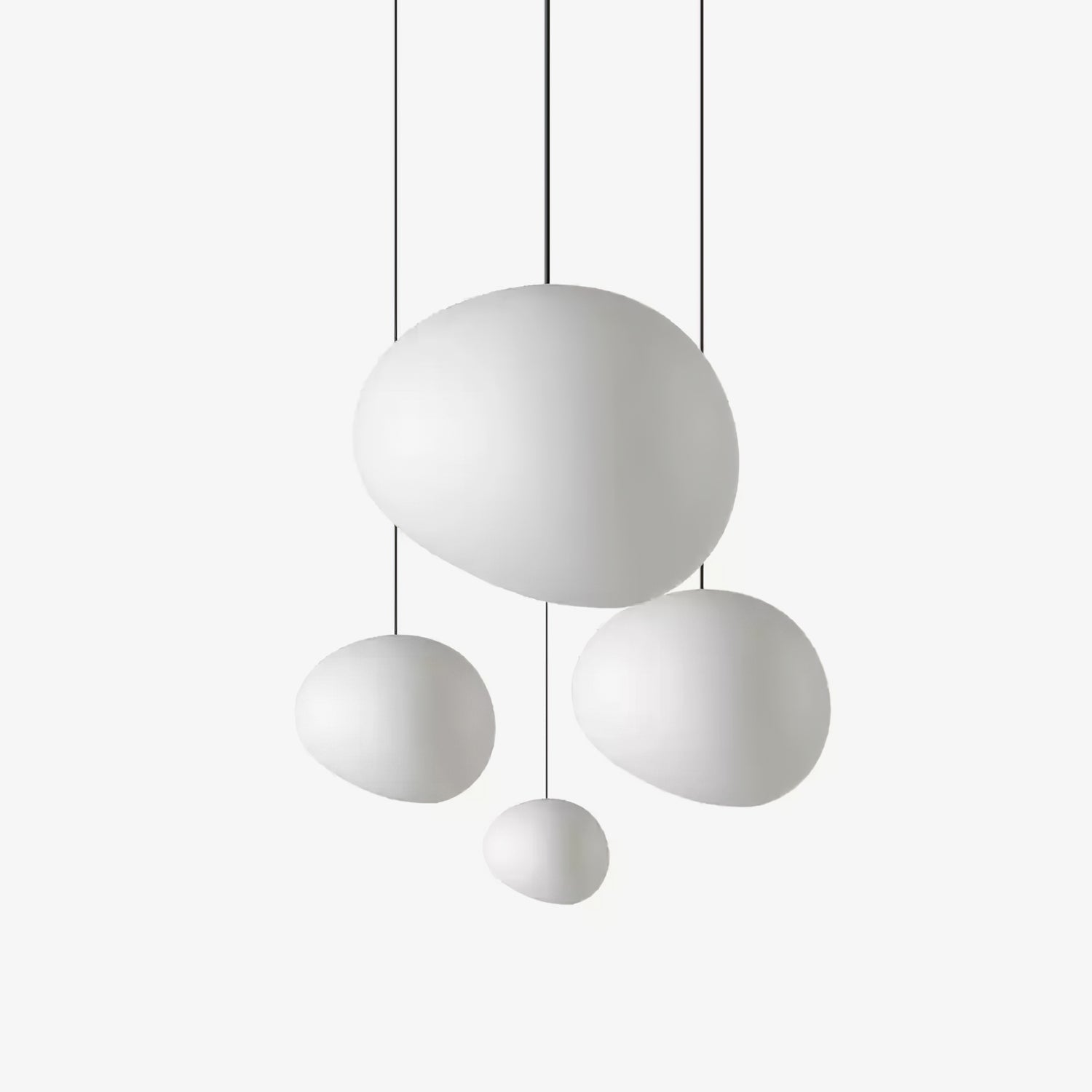 Gregg Stone Shape Glass Pendant Light