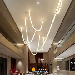 Pearl Necklace Balls Chandelier