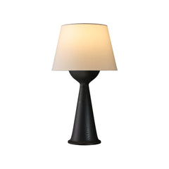 Hourglass Wood Table Lamp