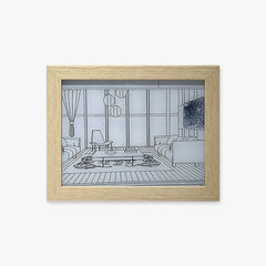 Illuminated Bedside Art Lamp