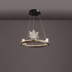 Ion Leaf Chandelier
