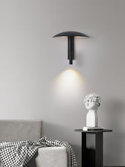 Hat Brim Swing Arm Wall Light