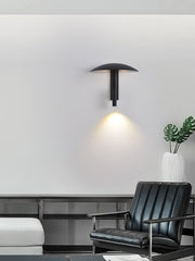 Hat Brim Swing Arm Wall Light