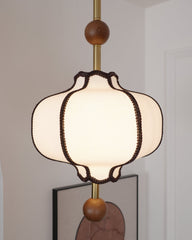 Lantern Fabric Pendant Light