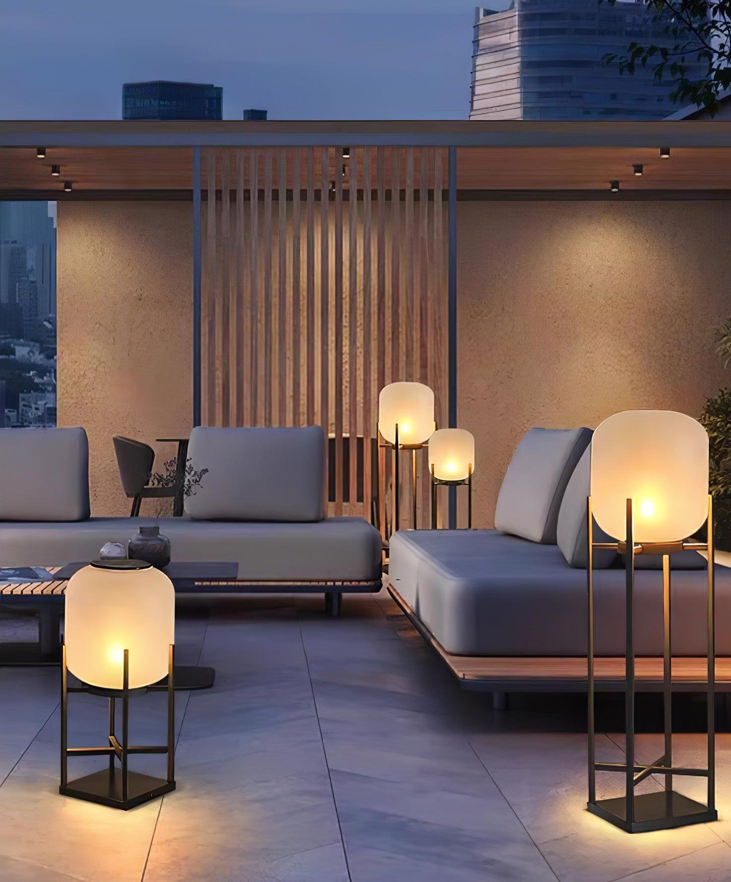 Lantern Outdoor Floor Lamp