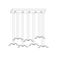 Large Seagull Chandelier