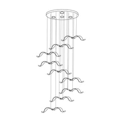 Large Seagull Chandelier