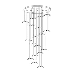 Large Seagull Chandelier