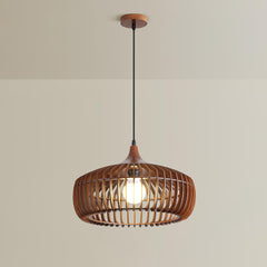 Lattice Nest Wooden Pendant Lamp