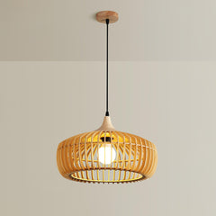 Lattice Nest Wooden Pendant Lamp